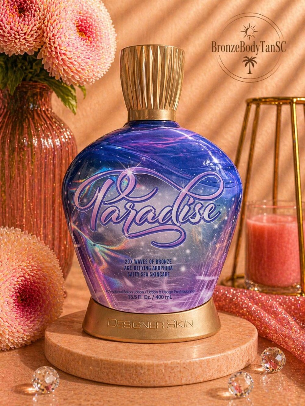 ☀️ Paradise ☀️ Designer Skin - Age Defying Bronzing Tanning Lotion 13.5 oz NEW